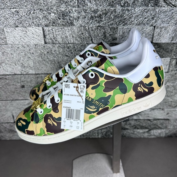 Adidas x BAPE Stan Smith 30th Anniversary Camo  - NEW - M10 main image 9